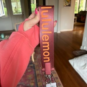 Lululemon keychain holder